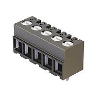 HARTING 14020315402000 Fixed Terminal Blocks har-flexicon, 3pin Terminal Block w/ screw termination - 28-16AWG, horizontal pcb mount (THR/SMC), 12Amps, pitch 3.81mm