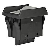 NKK Switches JWL11BHA-A Rocker Switches SPST TV8 RTD GRY CAP BLACK BODY&BARRIER