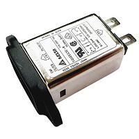 Delta Electronics, Inc. 01GEEG3E-SE AC Power Entry Modules IEC Connector Filter, Single, 250VAC, 1A, Screw, N/A-Lug, Bleeder Resistor