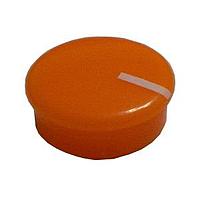 Eagle Plastic Devices 450-CL159 Knobs & Dials Orange Cap-Wht Line 15mm Knob