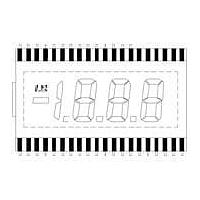 Lumex LCD-S3X1C50TR/B LCD Numeric Display Modules .5" 3.5 Digit TN REF