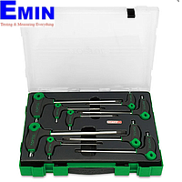 TOPTUL GZC0904 L-Type Two Way Star & Tamperproof Key Wrench Set (9 pcs)