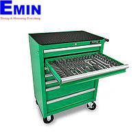 TOPTUL GE-20820 W/7-Drawer Tool Trolley (208 pcs)