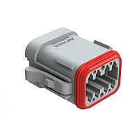 Amphenol SINE Systems AT06-08SA-MM01 Connectors Plug 8 Way Key A End Cap Red Dia. Seal