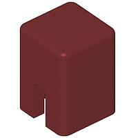 Diptronics KTSC-61R Cap, Square 6X6 SQ RED CAP
