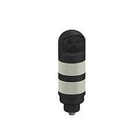 Banner Engineering TL502ALSKQ Tower Lights TL50 Pro Tower Light with IO-Link Sealed Loud Audible, Standard Black Housing: 2 Lighted Segments; Voltage: 18-30 V dc; Environmental Rating: IP67; Colors: Multicolor; 4-pin M12 Integral QD