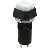 Shin Chin R13-23A-05-BW Pushbutton Switches SPST OFF-(ON) WHITE