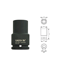 Yato YT-1121 Hexagonal deep impact socket 3/4" (21mm)