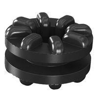 Essentra Components VG-5 Anti-Vibration Grommet Screw Vibr Grommet,Black,.217 in Hole