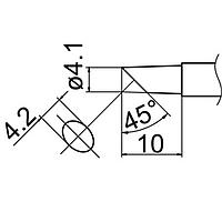 HAKKO T12-C4 Soldering Tip