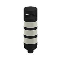 Banner Engineering TL70GYRACT Modular Tower Light TL70 Tower Light; Gray Housing: 3-Color Audible Indicator; Voltage: 12-30 V dc; Environmental Rating: IP65; Input: Bimodal; Colors: Green Yellow Red; 8 Screw Terminal Wiring
