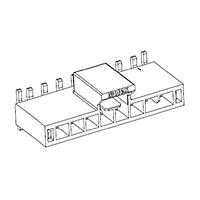 Molex 105431-2104 Shrouded NANO-FIT HDR SMT VT SGL 4CKT TIN WHT