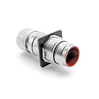 Amphenol SINE Systems MB3TNN0600-S3 Circular Metric Connectors M23 B-Series 6 Pos. Panel Con w/Strn Rlf