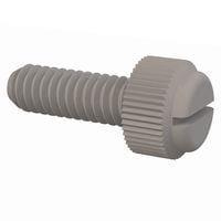 Essentra Components 092520075TEG Knurled Screw Slotted Thumb Screw, 1/4-20 Thread, 3/4 Lg