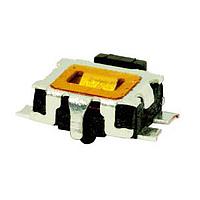 C&K PTS841 GMP SMTR LFS Tactile Switches Tact Switch 50mA 12VDC, 3.6x3.5, 1.25mmH, 180gf, G leads, pegs, no ground pin