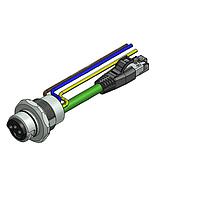 Amphenol CONEC 57-02792 Ethernet Cables / Networking Cables ENP-17-1-FSPST2PEDBU4-V4-45S-RS8.33-0,5/0,5/G6/150/034