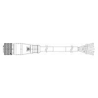 Molex 1200650953 Sensor Cables / Actuator Cables MIC 8P FP 5M PUR DC