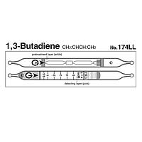 Gastec 174LL Quick-measuring Detector tubes 1,3-Butadiene CH2:CHCH:CH2 (0.5 ~ 5 ppm)