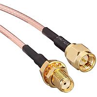 Linx Technologies - TE Connectivity CSE-SGAM-305-SGFB RF Cable Assemblies Cable Assembly Coaxial SMA to SMA RG-316 12.00" (304.80mm)