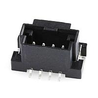 Molex 560020-0330 Shrouded WTB Header SR Vert. 4 Crcts Tin  Plating BK