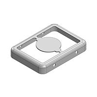 Masach Tech MS243-10F EMI/RFI Shield Frame, Two-Piece 24.3 x 8.9 x 3.8mm Two-piece Drawn-Seamless RF Shield/EMI Shield FRAME (CRS)