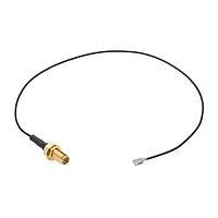 Molex 73230-6110 RF Cable Assemblies SMA Bulkhead Jack-to-I-PEX MHF I LK Plug, 1.32mm Cable Diameter, 305.00mm Cable Length, 50 Ohms