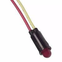 VCC 5100H1LC LED Panel Mount Indicators RED DIFFUSED 1/4" MOUNTING HOLE