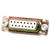 Cinch DAF15SII Receptacle DSUB 15F SOD F GF ZINC