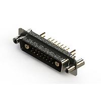EDAC 627-17W2624-5TC Mixed Contact D-Sub Connectors Vertical Combo Dsub