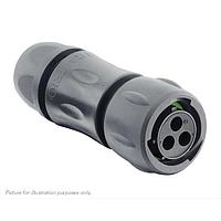 Eaton Souriau-Sunbank UTSX6JC142G1S Plugs Plug, with cable gland backshell, for 3 female contacts, IP68/69K