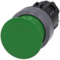 SIEMENS A6X30138721 Mushroom MUSHROOM PUSHBUTTON. 30MM. GREEN