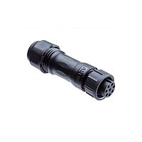 Amphenol LTW ABB-04BFFC-SL7MP0 Standard Circular Connector Ceres, Standard Size, Plastic, 10A, 04 pins, Female Connector, Female Contact, Straight, Screw Thread, Crimp, Field Installable, F6.1 - F8.0mm, IP67