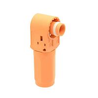 Amphenol Industrial SLPRPB50BSO0 Power Connectors 1500V DC, Gen 2.5, 8.0mm, Surlok Plus, Plug, Right Angle, Orange, 50mm, Crimp, IP67(MATED), Keyway 24