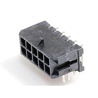 Molex 43045-1022 Shrouded 3MM 2R RA10P SMT HDR AU W/METAL RET CLIP