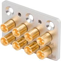 Amphenol SV Microwave SF1132-6036 RF Adapters - Between Series SMPM Motherboard VITA 67.2 Connector