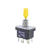 E-Switch ST5DP51T1S2 Toggle Switches TOGGLE, DPST, Off-(On), Panel Mount, IP40