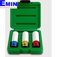 TOPTUL GDAI0301 3PCS 1/2 inch DR. 6PT Flank Thin Wall Deep Impact Socket Set