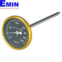 skSATO 2150-10 Bimetal Thermometer for Asphalt (0~200°C, Small black scale plate)