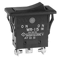 NKK Switches WR15AT Rocker Switches SPDT ON-(ON) 15A SCREW LUG