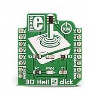 Mikroe MIKROE-3190 Hall-Effect, Magnetic Sensor 3D Hall 2 click