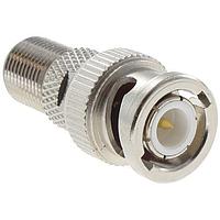 Vitelec / Cinch Connectivity Solutions VA204 RF Adapters - Between Series BNC Plug to F Type Jack Adapter