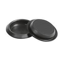 Essentra Components SR2A Hole Plugs SHEET METAL PLUG RECESSED:LDPE BLACK