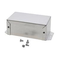 Hammond Manufacturing 1411FBGU Utility Utility Enclosure - 4.0 x 2.2 x 1.6" - Unfinished Aluminum w /Flanges