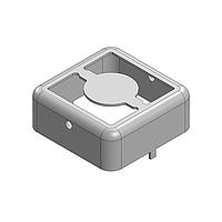 Masach Tech MS130-10F EMI/RFI Shield Frame, Two-Piece 13 x 13 x 5mm Two-piece Drawn-Seamless RF Shield/EMI Shield FRAME (CRS)
