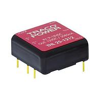 TRACO Power THL 25-2422 Isolated Product Type: DC/DC; Package Style: 1"x1"; Output Power (W): 25; Input Voltage: 18-36 VDC; Output 1 (Vdc): 12; Output 2 (Vdc): -12; Output 3 (Vdc): N/A