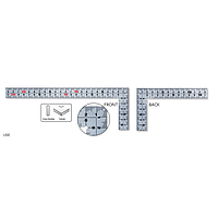 Niigata Seiki MT-50KD NIIGATA SEIKI MT-50KD Square ruler, 500x250 mm