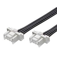 Molex 221958-1042 Discrete Wire CLIKMatetoCLIKMate (OTS) Cable Asmbly 2mm Ptch Sngl Row 150mm Lngth 4 Ckts Wht
