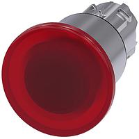 SIEMENS A6X30139926 Mushroom ILLUM. MUSHROOM PUSHBUTTON. 40MM. RED