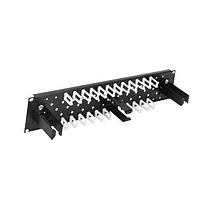 Bud Industries CM-1227 Accessories Cable Management Panel 24 Plastic Clips