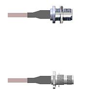 Amphenol Custom Cable Q-2504O000H084i RF Cable Assemblies N-SJB/TNC-SJB G142 84I